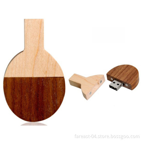 Wood Table Tennis USB Memory Flash Drive Ping'pang USB